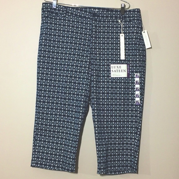 NWT GLoria Vanderbilt kayaking UnlTd Anita Capri size 16 - Picture 1 of 8